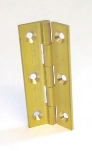 Butt hinges, Extruded Brass, Narrow suite x ONE. choose size 7-3200x - Picture 1 of 1