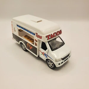 Kinsfun Taco Truck Die Metal/Plastic Pullback Action KS5255D catering deliver - Picture 1 of 5