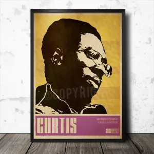Curtis Mayfield Art Poster Music Soul Funk Otis Redding James Brown - Picture 1 of 1