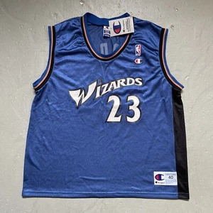 Vintage Champion Michael Jordan Washington Wizards #23 Jersey Size 40 NWT - Picture 1 of 8