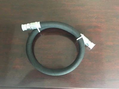 Conjunto de manguera hidráulica de 3/8" x 72" 2 hilos 5.000 PSI con 2 accesorios de tubería macho Foto 1 de 3