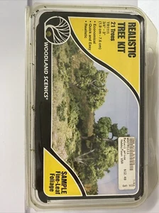 NEW Woodland N/HO Train Scenery Tree Kits 3/4-3" (21) TR1111 - Picture 1 of 2