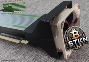 2-PACK 🔥 Nvidia Tesla P4 🔥 M4 T4 A2 L4 Home AI Cooling Fan Adapter ✨Wholesale✨ - Picture 1 of 12