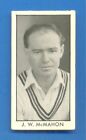 COUNTY CRICKETERS.No.16.J.W.McMAHON,SOMERSET.CARD ISSUED BY ROVER 1957