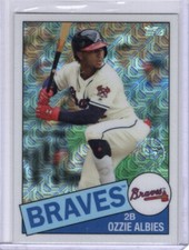 2020 Topps Silver Pack #85TC- #4 Ozzie Albies Atlanta Braves