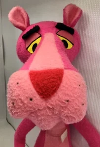 Vintage 32” 1964 Pink Panther Plush Mighty Star Poseable Stuffed Animal - Picture 1 of 10