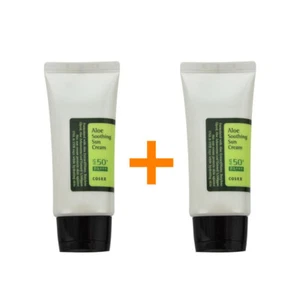 [ 1 + 1 ] COSRX Aloe Soothing Sun Cream (50ml) SPF50+/PA+++ [Made in Korea] - Picture 1 of 10