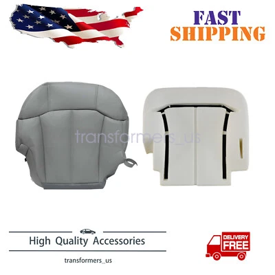 FOR 1999-2002 Chevrolet Suburban 1500 Passenger Bottom Seat Cover & Foam Cushion - Image 1 of 4