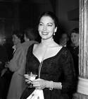 Ava Gardner at a press reception at the Savoy Hotel 1950s Old Photo