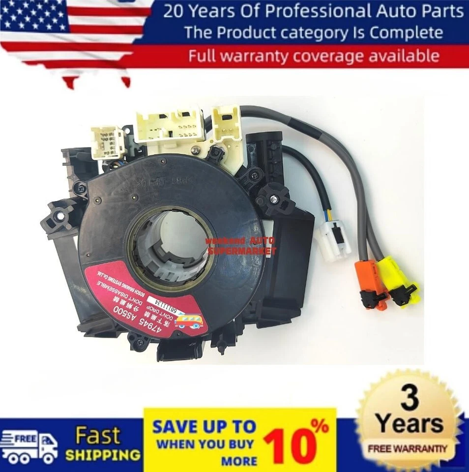 Muelle de reloj con calefacción para Nissan Armada 2007-2015 2007-2010 Infiniti QX56 Foto 1 de 4