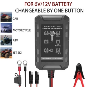 Lithium, LiFePO4, Lead-Acid(AGM/Gel/SLA..) Car Battery Charger, Trickle Charger - Picture 1 of 8