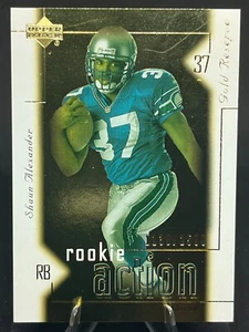 Shaun Alexander 2000 cubierta superior reserva dorada/2500 #209 Seahawks novato radiocontrol - Imagen 1 de 2