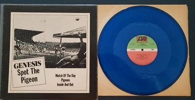 GENESIS Spot The Pigeon ATLANTIC EP 1800 STEREO 1977 Blue Vinyl 45 RPM  Vinyl EX Foto 1 de 2
