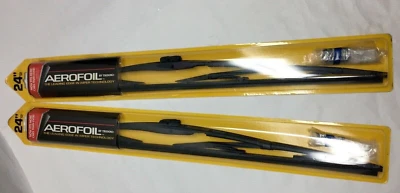 "Juego de 2 escobillas limpiaparabrisas TRIDON Aerofoil 24"" paquete abierto" Foto 1 de 4