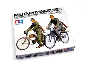 TAMIYA Modelo Militar 1/35 Soldados Alemanes y Bicicletas Escala Hobby 35240 - Imagen 1 de 2