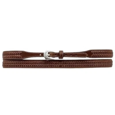  Banda de sombrero con cordones de cuero marrón para hombre talla única [ropa]  Foto 1 de 4