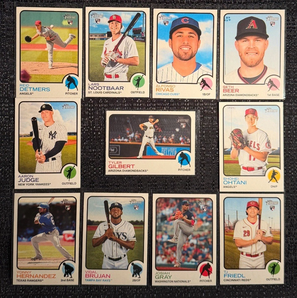 2022 Topps Heritage Base Complete Your Set You Pick Baseball Card #1-150 MLB - Image 1 of 1