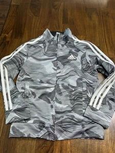 Adidas Boys Size 8 Zip Up Track Jacket - Picture 1 of 3
