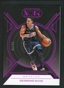 2024-25 DESMOND BANE 05/25 PANINI NOIR ICON EDITION - Picture 1 of 2
