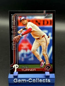 Trea Turner 2025 Topps Series 2 #450 Philadelphia Phillies Black /74 - Picture 1 of 2
