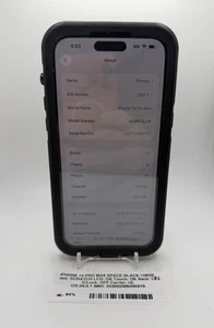 Apple iPhone 14 Pro Max - Space Schwarz - 128GB - (Entsperrt) - A2651 - Funktionsfähig - Bild 1 von 10