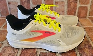 Brooks Launch 1103861D148 Hombre Talla 14 Blanco/Vida Nocturna ~ Usado en Excelente Condición - Imagen 1 de 16