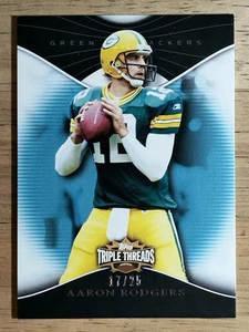 2009 Topps Triple Threads Sapphire #4 Aaron Rodgers - Picture 1 of 2