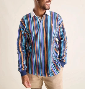 Nueva Camisa Polo Chubbies Rayas Tarde Especial Rugby Para Hombre Talla S Multicolor - Imagen 1 de 8