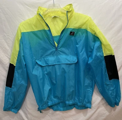 Performance VTG Cycling Wear Windbreaker Unisex XL  Bicycling Nylon Hood Pouch - Image 1 of 4