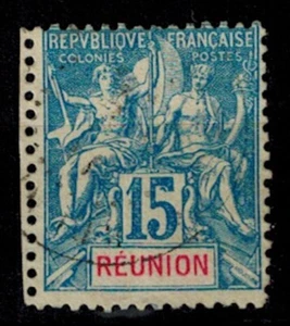 Réunion timbre N° 37 Oblitéré - Imagen 1 de 1