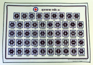 THAILAND ROTKREUZ GESELLSCHAFT - JUGEND ROTES KREUZ LEISTUNGSAUFNÄHER (VERDIENST) - STUFE 3 - Bild 1 von 4