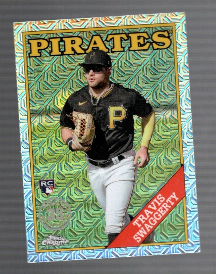 2023 Topps - 1988 Topps Chrome Silver Pack Mojo Travis Swaggerty #T88-CU-10 (RC) - Image 1 of 1