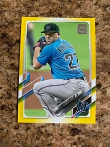 Brandon Kintzler 2021 Topps Yellow Walgreens SP Parallel # 31 Miami Marlins - Picture 1 of 1