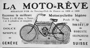  PUBLICITÉ DE PRESSE 1911 LA MOTO RÊVE MOTOCYCLETTE LÉGÈRE - Picture 1 of 1