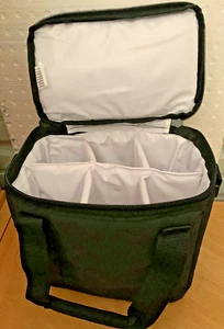 NEW GENUINE BEVC6 6-SECTION INSULATED BEVERAGE DELIVERY BAG (NEW IN PLASTIC BAG) - Picture 1 of 3