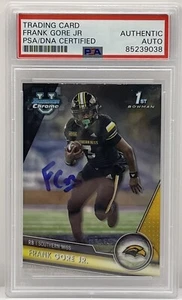 Frank Gore Jr Signed 2023 Bowman Chrome U Rookie Card Southern Miss PSA/DNA - Picture 1 of 2
