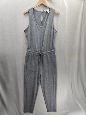 NWT C&C California Gray Sleeveless Comfy Pockets Jumpsuit Size-M - Image 1 of 4