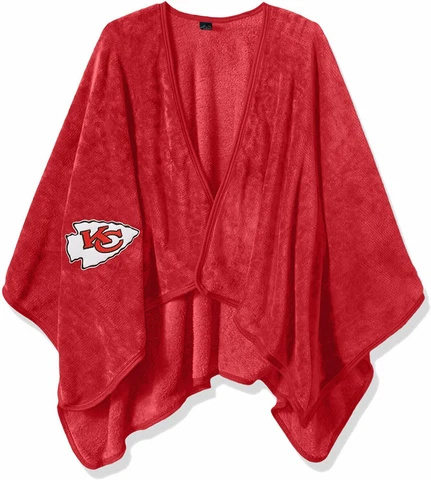 Northwest Company NFL Adult Kansas City Chiefs "Silk Touch" Throw Blanket Wrap Cover