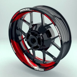 Felgenaufkleber Motorrad Wheelsticker RACING V3 BLACK - Picture 1 of 6