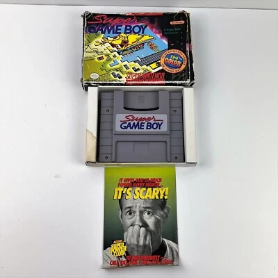 Acessório Super GameBoy (Super Nintendo SNES) NA CAIXA RARO - Imagem 1 de 4