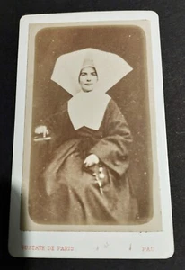 Photo ancienne religieuse Filles de la charité de Saint Vincent de Paul XIXème - Picture 1 of 2