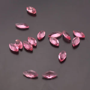 Pietre preziose Kunzite rosa sfaccettate taglio marchesa 13,4 ct./4 mm lotto 15 pezzi AB-574 - Foto 1 di 7