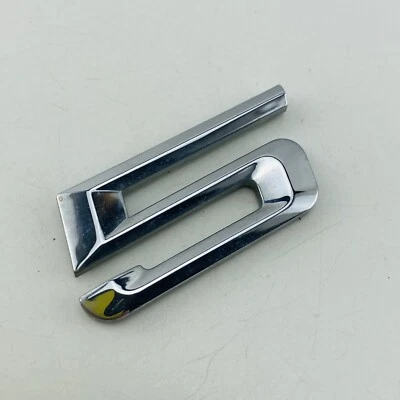 06 07 08 BMW 550i emblema logotipo símbolo letra insignia maletero trasero cromado OEM E55-2 Foto 1 de 4