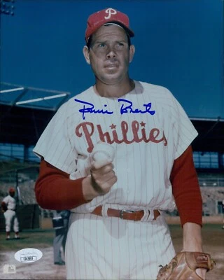 Robin Roberts Philadelphia Phillies Signed 8x10 Glossy Photo JSA Authenticated - Image 1 of 2