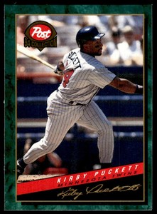 1994 POST CEREAL KIRBY PUCKETT MINNESOTA TWINS #4