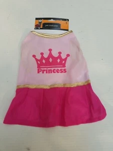 Dog Princess Pink & Gold Halloween Costume, Large New - Picture 1 of 3