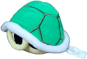 Plush Super Mario Bros Nintendo Green Turtle Shell Plush 5" With Sound Effects - Picture 1 of 4