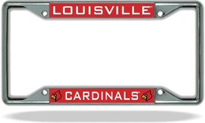 Marco de placa de matrícula de los cardenales de la Universidad de Louisville - Imagen 1 de 1