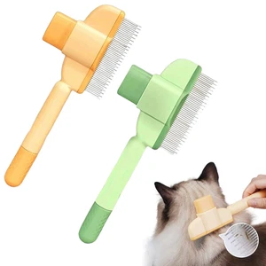 2025 One Key Pet Hair Removal Brush Comb For Dogs Cat Pet Hair Brush Grooming US - Picture 1 of 12