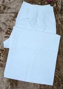Vince Camuto Women's White Dress Pants Size 24W New - Picture 1 of 9